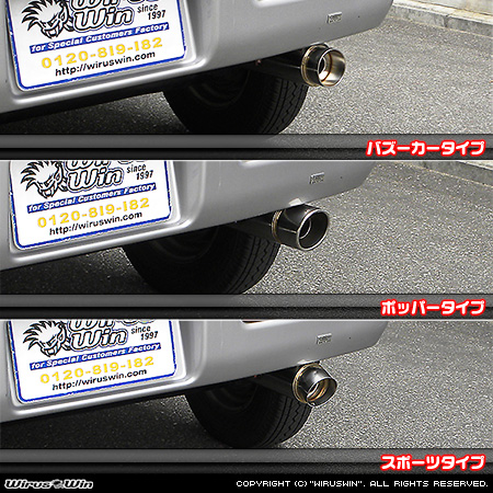 ホンダ アクティ バン（EBD-HH5・EBD-HH6・GBD-HH5・GBD-HH6・UE-HH5・UE-HH6・GD-HH5・GD-HH6｜2WD（AT・MT）・4WD（MT））用コンパクトマフラー ラインナップ