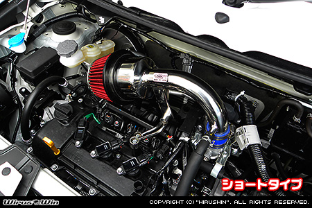 WirusWin】スズキ アルト（DBA-HA36S｜NA（ノンターボ）車｜2WD・4WD）用大型チャンバー型パワーエアクリーナーKit