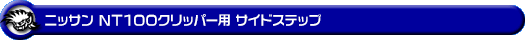 ニッサン NT100クリッパー（3BD-DR16T｜2WD・4WD）用サイドステップ