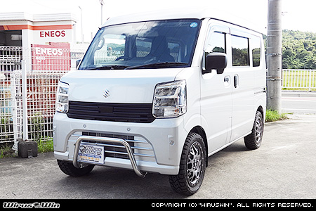 スズキ エブリイ バン（エブリー バン）（5BD-DA18V・3BD-DA18V｜ターボ車・NA（ノンターボ）車｜AT車・MT車｜2WD・4WD）用パイプバンパー