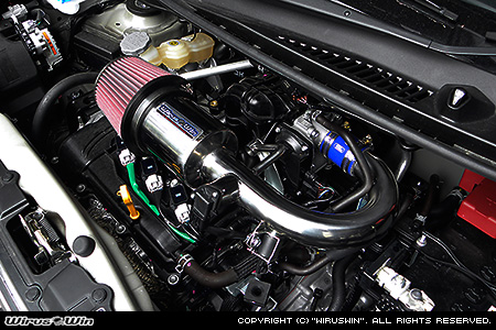 マツダ フレアワゴン・フレアワゴン カスタムスタイル（DBA-MM32S｜NA（ノンターボ）車｜2WD・4WD）用大型チャンバー型パワーエアクリーナーKit