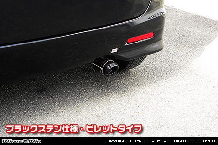 マツダ フレアワゴン（DBA-MM21S・CBA-MM21S｜ターボ車｜2WD・4WD）用D−プライムマフラー ブラックステン仕様 ビレットタイプ