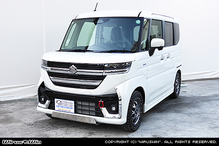 マツダ フレアワゴン カスタムスタイル(4AA-MM54S・5AA-MM94S|ハイブリッドターボ車・ハイブリッドNA(ノンターボ)車|2WD・4WD)用スキッドガード