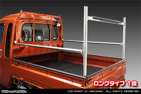 ダイハツ ハイゼット トラック（ジャンボ｜EBD-S500P・EBD-S510P｜2WD・4WD）用 現場向け鳥居 ロングタイプ 1段