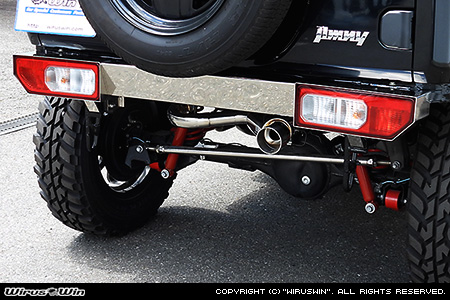 【JC74】ジムニーノマド用パイプバンパー装着車・バンパーレス車専用 ハイパークイックマフラー