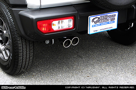 【JC74】ジムニーノマド用左出しツインマフラー