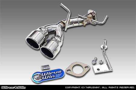 【JC74】ジムニーノマド用 社外リアバンパー専用 左出しツインマフラー