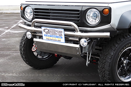 【JC74】ジムニーノマド用パイプバンパー 猪狩りタイプ【フォグランプ対応】