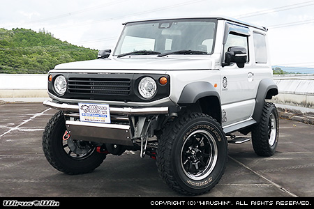 【JC74】ジムニーノマド用パイプバンパー ストレートタイプ