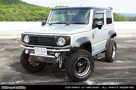 【JC74】ジムニーノマド用パイプバンパー ストレートタイプ【フォグランプ対応】