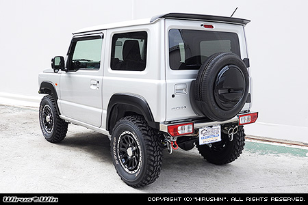 【JC74】ジムニーノマド用パイプリアバンパー【ナンバー位置純正仕様対応タイプ】