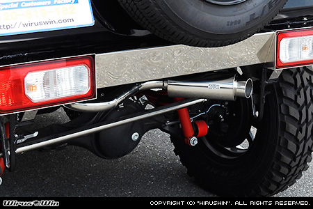 【JC74】ジムニーノマド用パイプバンパー装着車・バンパーレス車専用 クイックマフラー