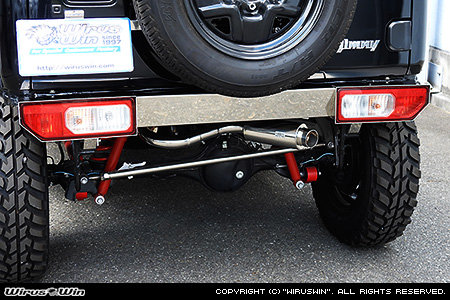 【JC74】ジムニーノマド用パイプバンパー装着車・バンパーレス車専用 クイックマフラー