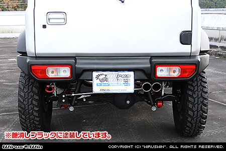 【JC74】ジムニーノマド用リアバンパー 艶消しブラック塗装済タイプ