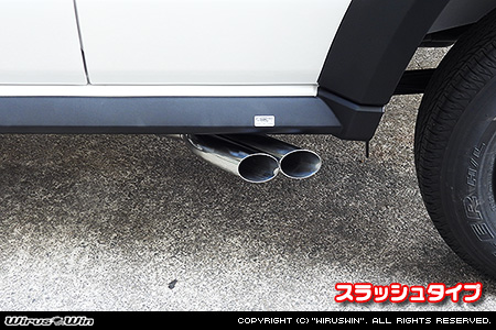【JC74】ジムニーノマド用サイドマフラー スラッシュタイプ
