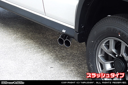 【JC74】ジムニーノマド用サイドマフラー スラッシュタイプ