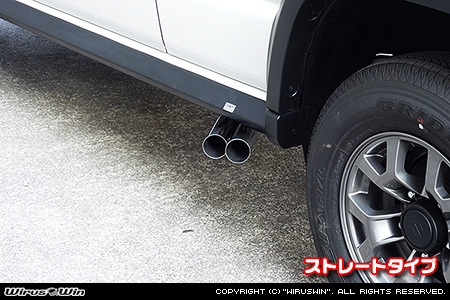 【JC74】ジムニーノマド用サイドマフラー ストレートタイプ