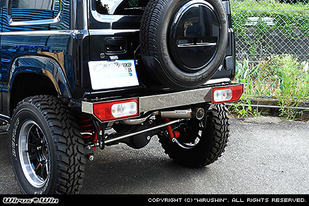 【JC74】ジムニーノマド用ステンレス リアバンパー