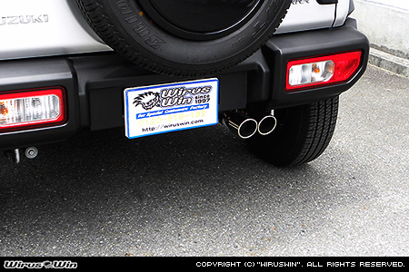 【JC74】ジムニーノマド用ツインマフラー