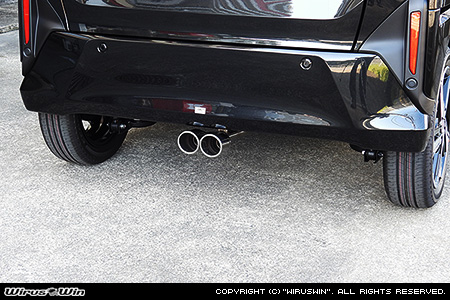 ダイハツ ムーヴ（5BA-LA850S｜ターボ車｜2WD）用センターツインマフラー