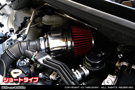 ダイハツ ムーヴ（5BA-LA850S・5BA-LA860S｜ターボ車｜2WD・4WD）用大型チャンバー型パワーエアクリーナーKit