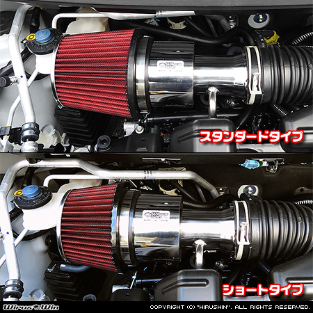 ダイハツ ムーヴ（5BA-LA850S・5BA-LA860S｜NA（ノンターボ）車｜2WD・4WD）用大型チャンバー型パワーエアクリーナーKit バリエーション