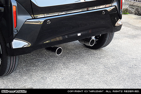 ダイハツ ムーヴ（5BA-LA850S｜ターボ車｜2WD）用デュアルツインマフラー