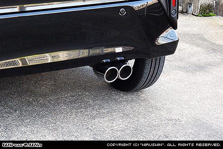 ダイハツ ムーヴ（5BA-LA860S｜ターボ車｜4WD）用ツインマフラー