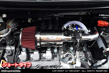 ホンダ N-BOX・N-BOX Custom（6BA-JF3・6BA-JF4・DBA-JF3・DBA-JF4｜NA（ノンターボ）車｜2WD・4WD）用大型チャンバー型パワーエアクリーナーKit