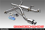 ニッサン NV100クリッパー（5BD-DR17V・3BD-DR17V｜NA（ノンターボ）車｜AT車・MT車｜2WD・4WD｜前期モデル）用 D−プライムマフラー ポリッシュステン仕様 スポーツタイプ