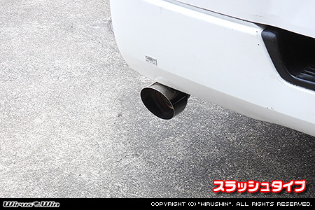 ニッサン キャラバン（NV350キャラバン）（LDF-VW2E26・LDF-VW6E26｜YD25 ( 2.5Lディーゼル )｜2WD・4WD｜バン・ロングボディ・標準幅・標準ルーフ）用マフラーカッター スラッシュタイプ