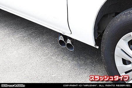ニッサン キャラバン（NV350キャラバン）（LDF-VW2E26・LDF-VW6E26｜YD25 ( 2.5Lディーゼル )｜2WD・4WD｜バン・ロングボディ・標準幅・標準ルーフ）用サイドマフラー スラッシュタイプ