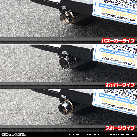 スバル サンバー バン（3BD-S700B・3BD-S710B｜ターボ車｜2WD・4WD）用コンパクトマフラー ラインナップ