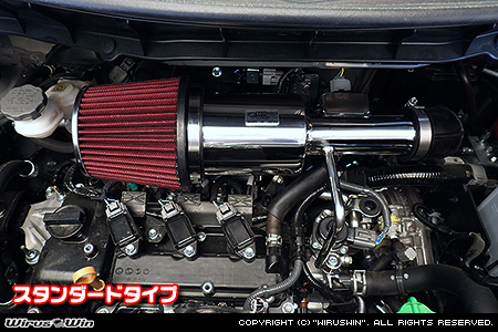 スズキ スペーシア・スペーシア カスタム・スペーシア ギア（5AA-MK94S｜ハイブリッドNA（ノンターボ）車｜2WD・4WD）用大型チャンバー型パワーエアクリーナーKit