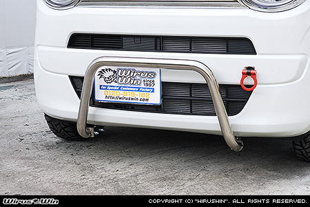 スズキ スペーシア・スペーシア ギア（5BA-MX81S・5AA-MX91S｜ハイブリッドNA（ノンターボ）車・NA（ノンターボ）車｜2WD・4WD）用パイプバンパー