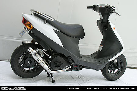 WirusWin Racing】アドレスV125用ハイパフォーマンスマフラー